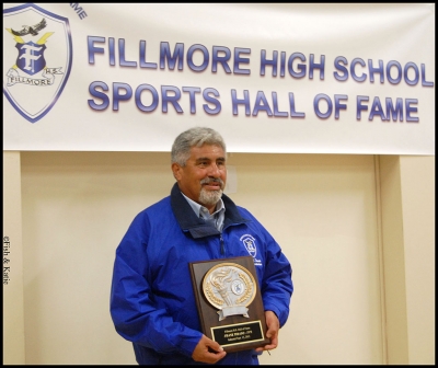 Frank Tirado Class of 1971, was inducted into the Hall of Fame.
