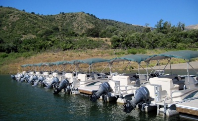 Lake Piru Pontoon Boats for rent. New docks installed and slips for over 80 vessels.