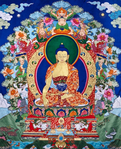 “Buddha Six Supports” - Leslie Rinchen-Wongmo - http://threadsofawakening.com/