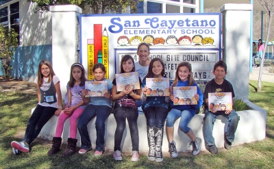 Paula Phillips, from Right Road Kids, spoke to San Cayetano students about what they should do when faced with a challenge and how teamwork can help them reach their goals.