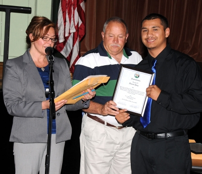Migrant Student of the Year for FHS Senior Eduardo Gomez. 