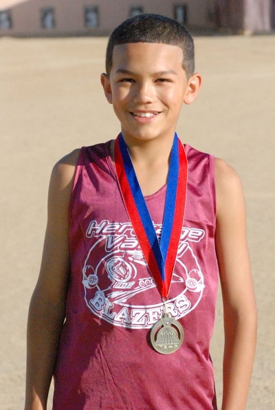 Javier Barajas (13-14 boys): 6th in 3200.