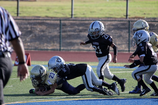 Mighty Mites 13 stops them in the back field