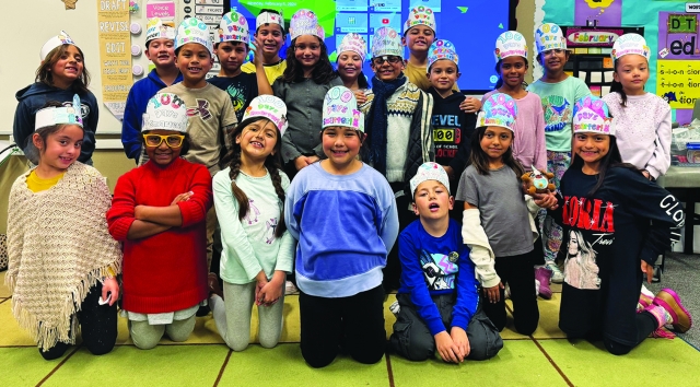 Pictured right is Mr. Albin’s 2nD grade class from Rio Vista Elementary. The class celebrated 100 days of learning excellence! Photo courtesy Rio Vista Blog. https://www.blog.fillmoreusd.org/rio-vista-roadrunners.