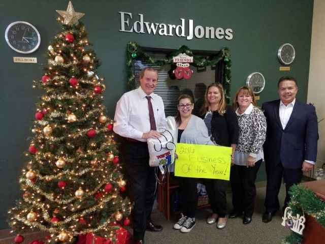 Edward Jones’ Kyle Wilson 2016 Business of the year.