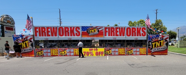 This year the City of Fillmore will host their fireworks show on Monday, July 3rd at dusk. This past week fireworks booths went up to get ready to open on Wednesday, June 28th at noon until Wednesday, July 5th at noon. Fireworks sales may occur within Fillmore City limits. Just a reminder all booths support local non-profit organizations.

