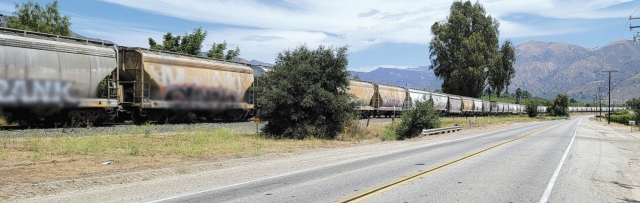 The Sierra Northern Railways has been responsible for displaying a mile-long stream of graffiti-strewn railcars in Fillmore's backyard. It's a serious eyesore and an attractive nuisance which affects property values. The Gazette proposes to have Sierra clean-off the graffiti and maintain clean surfaces.
