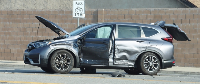 On Tuesday, August 5th, at 7:43 a.m., the Fillmore Police Department, Fillmore City Fire, and AMR Paramedics responded to a two-vehicle collision in front of Fillmore Bunnin Chevrolet. No ambulance transfers were made. Deputies at the scene conducted a field sobriety test to a driver who was later determined not to be under the influence and was released.  Photo credit Angel Esquivel.