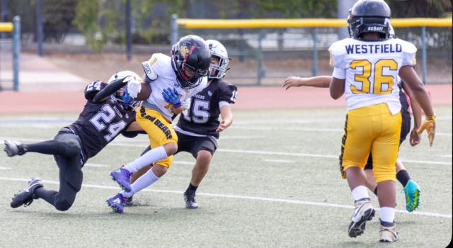 Fillmore Raiders Freshman D2 game against North Valley. Photo credit Crystal Gurrola.