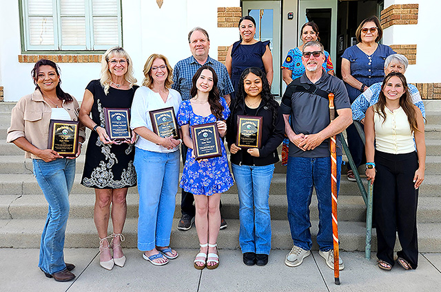 The Fillmore Unified School District (FUSD) recognized students and staff of year at the May 19th 2026 meeting of the governing board. FUSD Superintendent Christine Schieferle said, “I am honored to congratulate and thank our outstanding Students and Staff of the Year: Tracie Davis, Kindergarten Teacher at Mountain Vista Elementary School; Rupa Torres, Campus Supervisor at Fillmore High School; Christine McDaniels, Principal at Mountain Vista Elementary School; Emma Victor, Fillmore High School Student of the Year; and Natalie Rodriguez Valdez, Sierra High School Student of the Year. Each of these honorees represents the very best of the Fillmore Unified School District through their dedication, service, and commitment to excellence. We are grateful for the positive impact they make in our schools and community, and we celebrate their well-deserved recognition.”