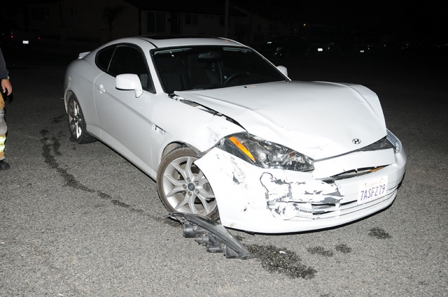 A two-car accident took place on First and B Streets on Friday, December 19th at 6:30pm. 