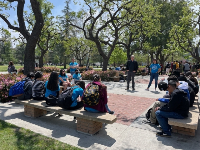 Fillmore Middle Schools AVID 7 students visited Cal State University Northridge for a special field trip and tour of the campus. Photos courtesy https://www.facebook.com/permalink.php?story_fbid=pfbid0KHnVicGhWvJcovAFQab6TNbZfcyQ6sVW9NwXZnMFFqhj3uDtjd8gXhWJGw54RsUhl&id=100063524712513.