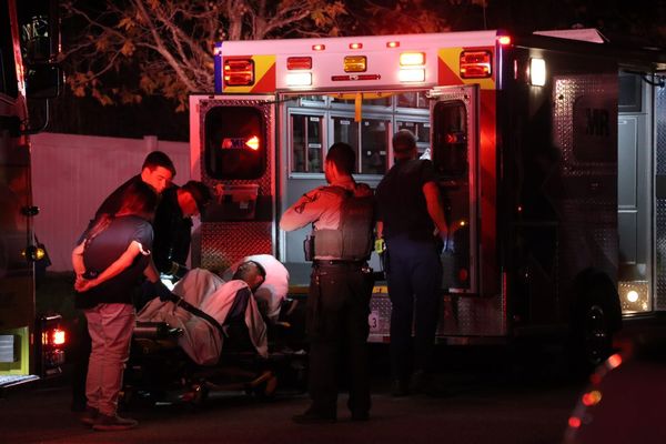 On Wednesday, November 8, at 6:30 p.m., Fillmore Police Department, Fillmore City Fire, Ventura County Fire Department, and AMR Paramedics were dispatched to a reported 30-year-old male subject not breathing near the Santa Clara Riverbed, at Burlington and Orient Street. Arriving paramedics located the subject and treated the patient who was transported to a local hospital for an overdose. A large police and fire personnel presence responded. Photo credit Angel Esquivel-AE News.