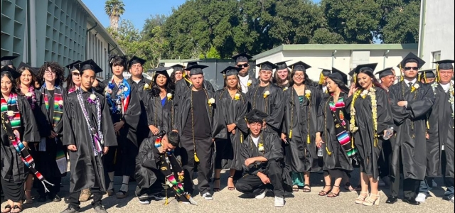 The Sierra High and Heritage Valley Independent Study graduation ceremony at the Fillmore District Office, on June 5 celebrated a total of 53 graduates. Highlights included inspiring speeches from two student speakers, one being Lexi Martinez, honored as Sierra High’s Student of the Year. Superintendent Christine Schieferle shared encouraging words during the ceremony, and longtime independent study teacher Ms. Wojciecowski delivered and impactful keynote address. School Board president Olivia Palacio conferred the graduates, making it a truly memorable event for the graduates and everyone in attendance. You can view the ceremony via YouTube using this link at https://www.youtube.com/live/CVP3-OOkY3o. Photo credit https://www.facebook.com/FUSDWarriors/posts/pfbid02fAQRnQ9W5vnWZwrrzx9dVMYDcXKNBHzGTFhvZynUxKfDjWg51QCScqsNYQmzqqDKl. 