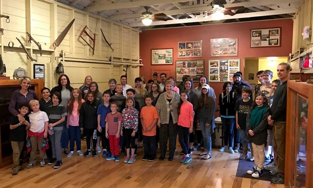 Bardsdale 4H took a tour of the Fillmore Historical Museum for their March meeting. Thanks to Martha Gentry, director, and her docents for spending a Monday evening teaching us about the history.
