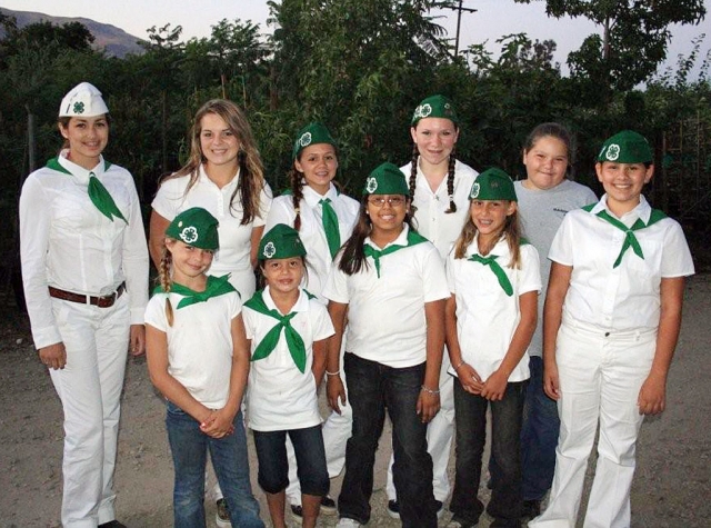 New officers were installed at the Bardsdale 4-H Banquet. Back row (L-R) President Natalie Garnica, V.P. Candace Stines, Secretary Alexus Galassi-Duncan, Treasurer Brooke Aguirre, Community Service Coordinator Tabitha Tucker. Front row Sergeant-at-Arms Chloe Stines, Song Leader Aubree Duncan, Phone Caller Jazmin Martinez, Sergeant-at-Arms Sonya Gonzales, Comm. Service Jessica Mayhew.