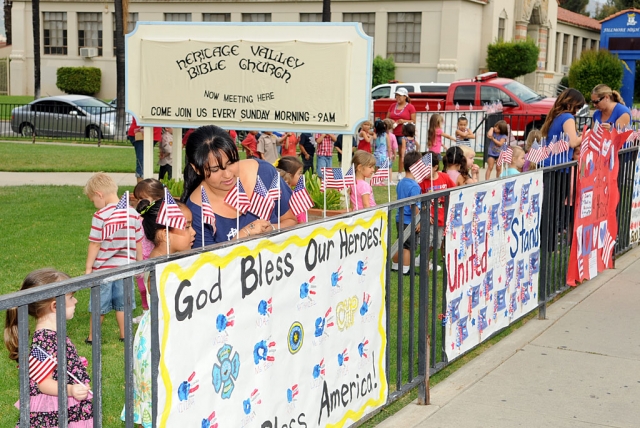 On September 11th, Sonshine Preschool held “Hero Day”. Firefighters, Fish & Game, Police Officers, Military Personnel, Forestry Service, and many more shared the day with the children.