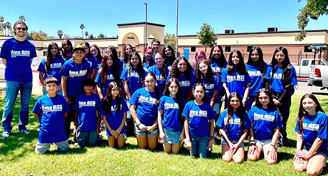 Fillmore Middle School Principal Jenny Plugge said, “Fillmore Middle School ASB Leaders spent the day preparing to greet our 6th graders for registration next week. Team building, focused planning, lots of laughing, and a group lunch! Thankful for the dedication of these students and the staff who work so hard to give them a great experience.”