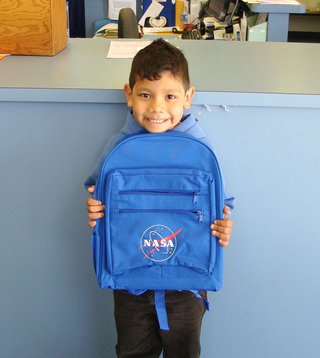 Angel Rivas is a first grade student at San Cayetano in Mrs. Ferguson’s classroom. He won the award for perfect attendance for March. Congratulations Angel.