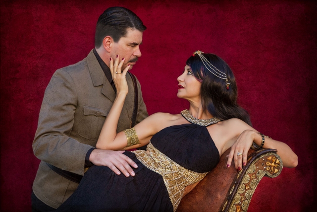 Shad Willingham as Antony and Cynthia Beckert as Cleopatra