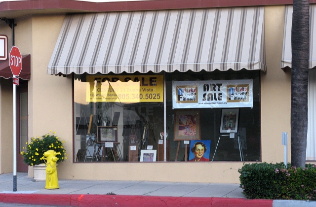 The members of the Artists Guild of Fillmore have changed and added to the images on display in the windows of the Rudkin Building. It is located at the corner of Central Avenue and Santa Clara Street. They invite people to look through the windows to see what has been created by these local artists, all of whom live right here in Fillmore.