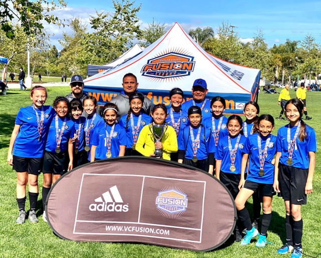 California United FC 2008 Girls Bronze Team. Back row (l-r): AC John Cabral, HC David Vaca, AC Aciano Mendez. Front Row L-R: Jazleen Vaca, Joelle Rodriguez, Fiona Cabral, Nevaeh Nappi, Sara Diaz, Valerie Rubio, Delila Ramirez, Lizbeth Mendez, Kimberly Bibiano, Alondra Leon, Jiselle Posadas, Nathalia Orosco, Danna Castillo, and Stephanie Pacheco. Photos Courtesy Susan Torres and Maria Alvarez.
at www.fillmoregazette.com.