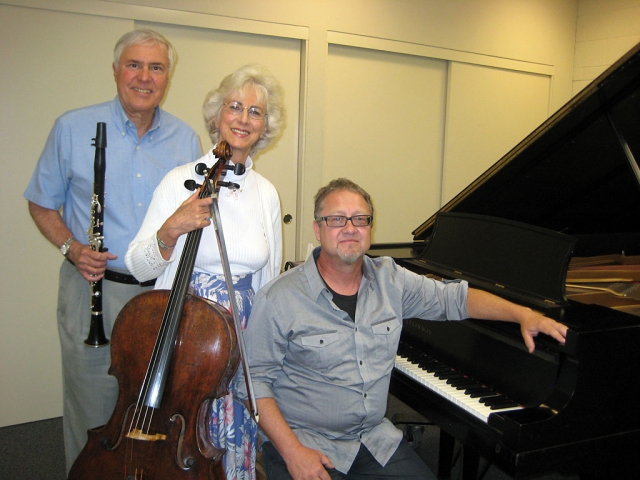 (l to r) Dan Geeting, Joyce Geeting and Eric Kinsley.