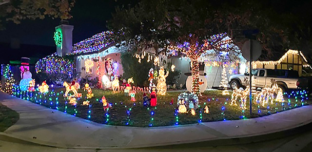 Fillmore Civic Pride volunteers have selected this year’s Christmas Yard of the Month winner located at 117 Bridlewood Lane, the home of Rosa Linda Rangel, husband Oscar Pacheco and children, Alan and Kayla. Photo credit Linda Nunes.