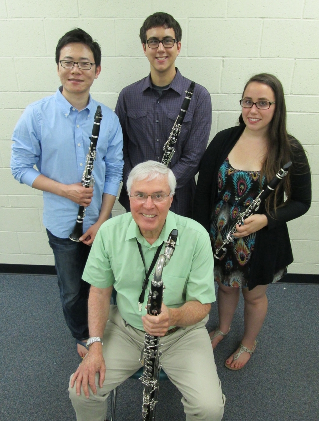 (top)(l-r) Hongsik Park, Hillis Johnson and Alyssa Gogesch, (front) Dan Geeting