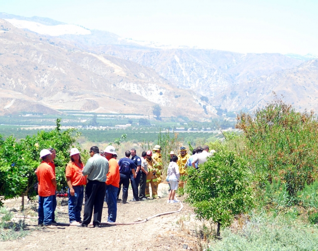 Early reports indicate the plane was traveling westbound and crashed near the top of a 100 foot embankment.