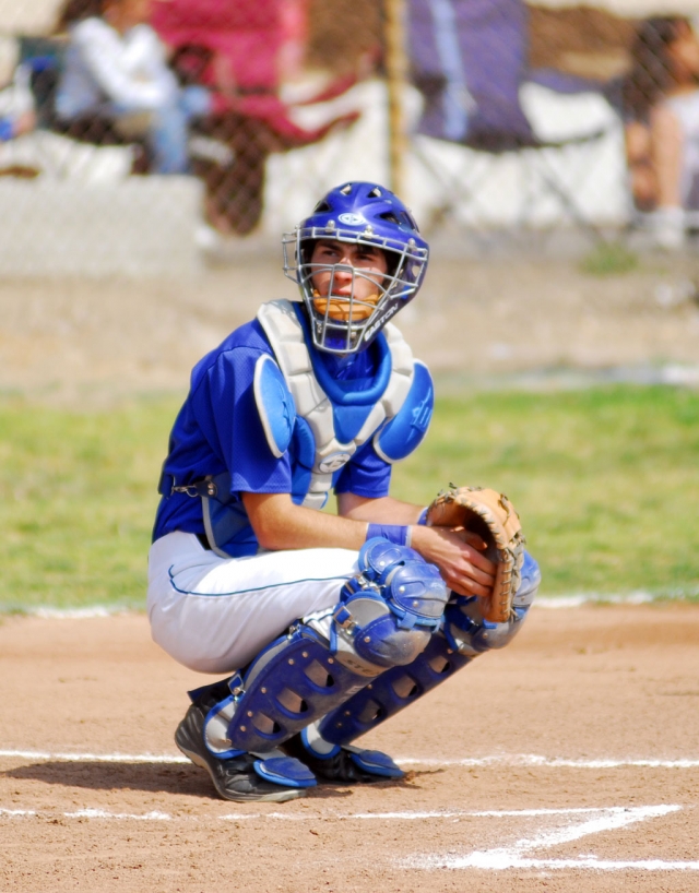 Michael Watson, catcher for the Flashes, played a great game against Santa Paula. Fillmore lost 2-1.
