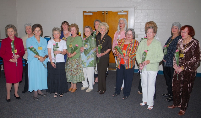 On May 27, Installation Officer, Janet Howarth presented new President Mary Ford; 1st Vice President (Programs) Beverly Brisby and Melodie Stich (Interim); 2nd Vice President (Special Activities), Joyce Schifanelli and Kate O’Brien: 3rd Vice President (membership), Trisha Armstrong; 4th Vice President (Meeting Coordinator), Charlene Smith and Phyllis DeMarco; Recording Secretary, Lavonne Deeter; Corresponding Secretary, Gloria Henderson and Venita Bloxham; Treasurer, Fay Swanson; and Parliamentarian, Janet Howarth, and Outgoing President, Wanda Haynes. During the meeting Fillmore Middle School Band Director Greg Godfrey was presented a check for $1200 for a Baritone Horn.