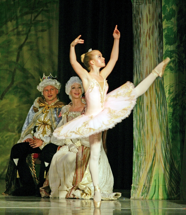 Emily Van Dolah, age 15, performing in All American Ballet's 2008 production of The Sleeping Beauty