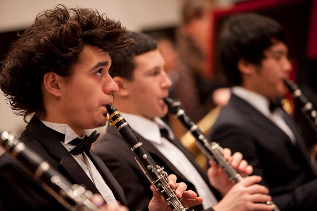 CLU Wind Ensemble. Photo credit: Brian Stethem/CLU