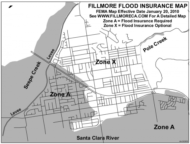 FEMA flood map zones