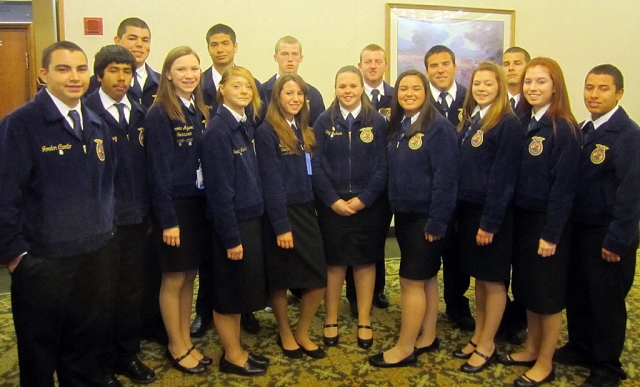 Fillmore FFA members gather at the State FFA Leadership Conference.