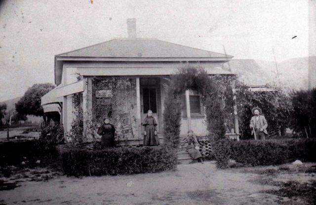 The Cottage Hotel, the rooming house owned by the Turner family and also served as Fillmore's first "Post Office." Photos Courtesy Fillmore Historical Museum.