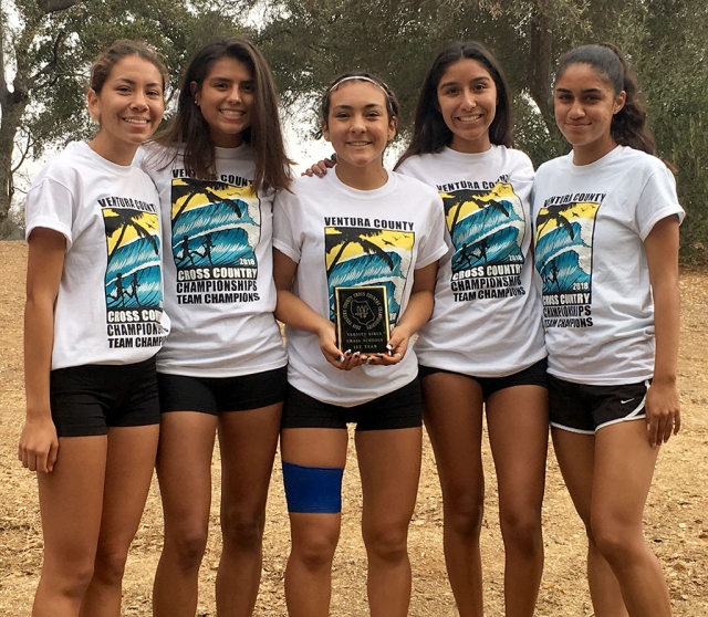 Pictured above are the Fillmore Flashes Girls Cross Country Runners who finished in 6th place at the Lake Casitas 3 Mile Cross Country course this past Saturday. Photo courtesy Coach Kim Tafoya.