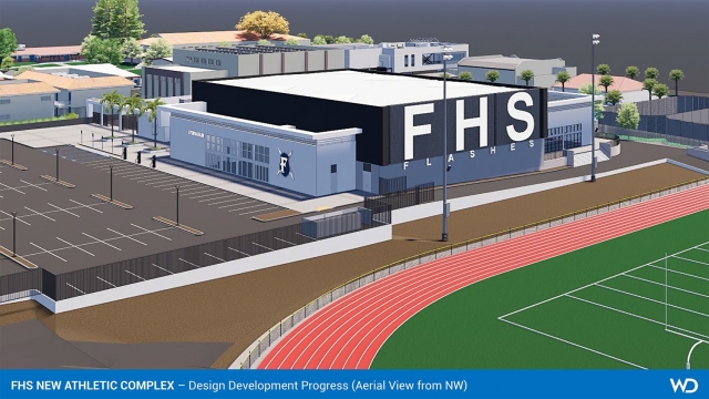 Pictured above are sample photos for the proposed complex, which can be viewed online at www.FillmoreGazette.com. Photos credit https://www.blog.fillmoreusd.org/fillmore-unified-school-district-blog/2023/11/10/work-in-progress-fhs-athletic-complex-design-update.