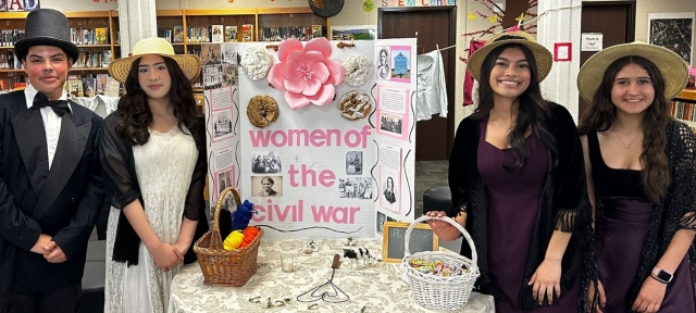 On March 27, 2024, 8th grade history students at Fillmore Middle School participated in the annual Civil War Living History event. They learned what it was like to be in the Civil War by first studying about it in history class, and then getting the opportunity to experience what it was like to be in the war by reenacting specific events. Courtesy https://www.facebook.com/497825872344899/posts/942474831213332. 