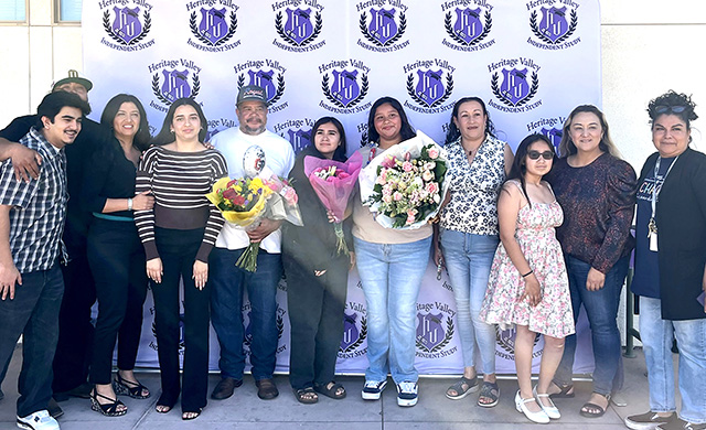 Heritage Valley Independent Studies Principal Blanca Mendieta said, “Heritage Valley Independent Study proudly celebrated the promotion of 14 outstanding students as they completed their middle school journey and prepared to take the next step into high school. A special thank you to our families, whose support and encouragement have played an important role in our students’ success. We would also like to recognize our dedicated teachers, Ms. Dann and Ms. W, for their commitment to helping students learn and grow. Congratulations to the Heritage Valley Independent Study Promoting Class!”