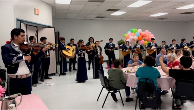 On Thursday, May 9, a Mother’s Day celebration took place for our Senior Residents at the Fillmore Active Adult Center. It was a successful event and could not have done it without our wonderful AAC staff! A huge shoutout to the Fillmore High School Mariachi Los Rayos for giving an amazing performance. Photo credit https://www.facebook.com/cityoffillmore & https://www.facebook.com/photo/?fbid=824703203023587&set=pcb.824703593023548.