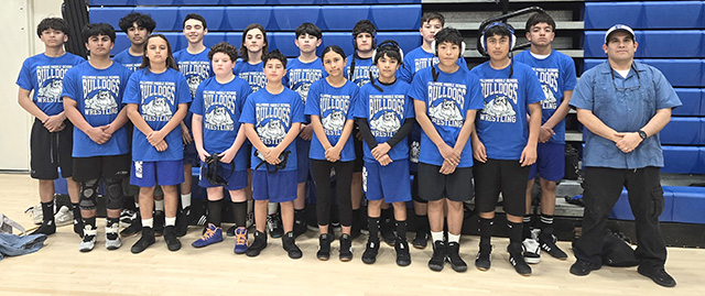 On Thursday, March 12, Fillmore Middle School wrestling traveled to Ojai to compete against several Ventura County Schools at Nordhoff Junior High. Pictured above is the 2026 Fillmore Middle School wrestling team who competed. 