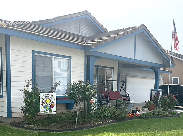 Fillmore Civic Pride volunteers recently selected Dan & Amy Stroba as the April 2026 “Yard of the Month” winners. Above is her beautiful yard in the 1000 block of Arrasmith Lane. Photo credit Linda Nunes.