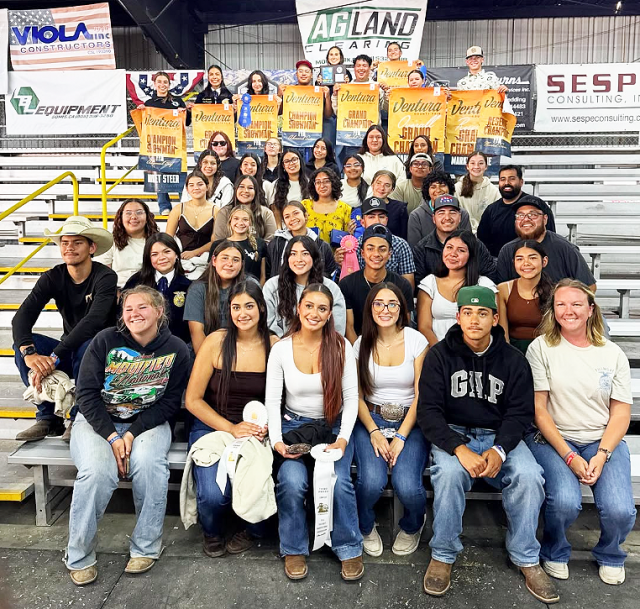 Congratulations Fillmore FFA! Ten banners, 14 buckles, and a load of fun at the Ventura County Fair. Congratulations to Annalise Barragan-FFA  Advanced Streer Showman 2025; Olivia Nava-FFA Advanced Swine Showman Champion; Holly Parrish-Novice FFA Swine Showman Champion; Olivia Nava and Preston Spiker-Supreme and Reserve Market Champions; Kristina Budia-Reserve FFA Market Goat; Olivia Nava for receiving the VC CWA Youth Exhibitor Scholarship; Alejandra Robles-Grand Champion Market Rabbit Pen, FFA Market Rabbit Champion and Novice Showman Champion; Lexie Gonzalez-FFA Reserve Champion Market Rabbit Pen; Anne Cabrales; Senior and Overall Champion Rabbit Showman; Elena Magana-Grand Champion Pygmy Goat and Champion Showman;  Zitlaly Diaz, Brooke Nunez, Yosie Cruz, & Annalise Barragan-Swine Projects; Anel Castillo-Goat Project; Andy Torres- Senior Lamb Showmanship & Champion Market Lamb; Master Showman: Independence Classic Winners for Swine, Steer, and Goats- Sr. Olivia, Novice Alysson, Jonny, Sr. Annalise, & Novice Randy Lynn Davis. See Photos and additional information on Instagram @Fillmore.FFA. Additional Fair Photo may be viewed at https://whitneywhitaker.smugmug.com/Livestock-Images/2025/Ventura-County-Fair.