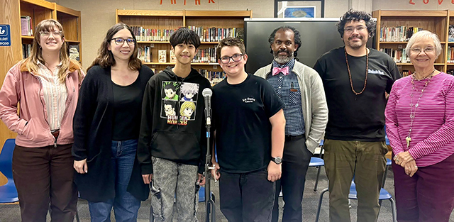 Fillmore Middle School Principal Jenny Plugge said, “Congratulations to our Champion Samuel Eligado and Runner-Up Declan Watson. Thank you to our amazing staff for your work and dedication to this event. We are proud of all the students who participated.”