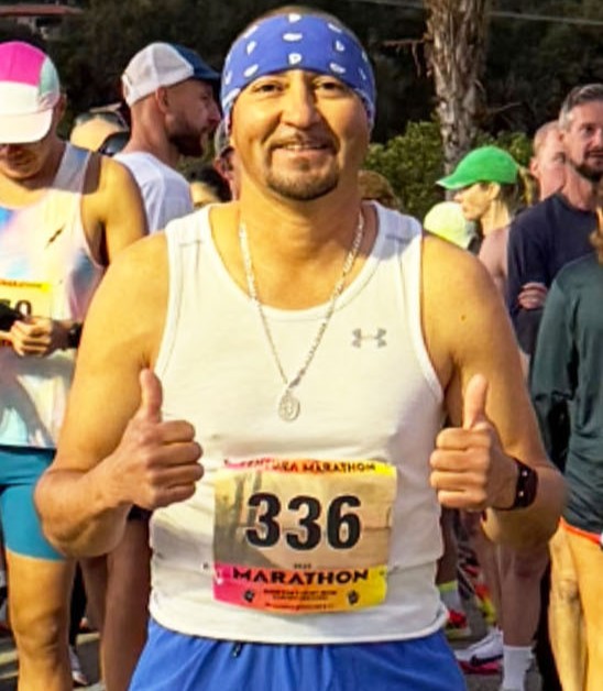 Pictured above is Fillmore’s Martin Arredondo who ran in the Ventura Marathon and Half Marathon and is now on his way to debut in the Boston Marathon in April of this year.