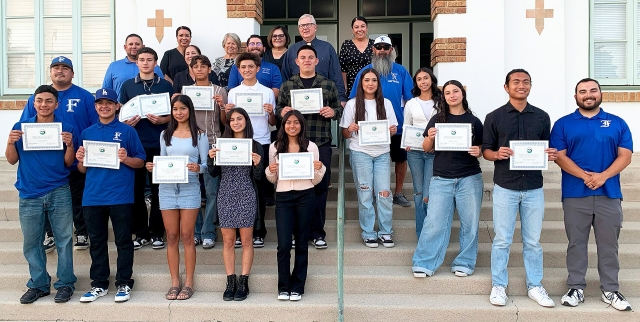 On Tuesday, June 3rd, Fillmore Unified School Board recognized the Spring 2025 1st Team All-League athletes and coaches above for their accomplishments. Photo credit https://www.blog.fillmoreusd.org/fillmore-unified-school-district-blog/2025/6/4/spring-2025-1st-team-all-league-athletes-amp-coaches-recognized-at-board-meeting.