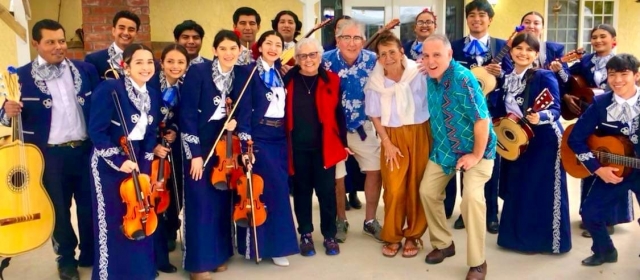 Thank you to the communities, organizations, and hundreds of people, from Becky Morales, Ernie’s wife. Above, Fillmore High School Mariachi Los Rayos with Becky Morales (first row, 5th from left) who received donations in Ernie’s honor.  Photo courtesy Becky Morales.