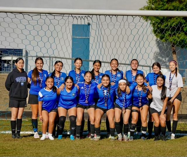 On August 3rd & 4th, Fillmore’s California United FC 2008 Girls competed at the Central Cal Preseason Cup and were named finalist. Pictured Top Row: Maryann Rebollar, Elena Garcia, Alina Juarez, Lizbeth Mendez, Valerie Rubio, Victoria Piña, JJ Porter, Leanna Lomeli, and Neveah Nappi. Bottom Row: Natalia Vigil, Sara Diaz, Lisbeth Magaña, Natalie Jacinto, Kimberly Biviano, Jazleen Vaca, and Gabriela Perez. Not Pictured: Alondra Leon, Brooke Nuñez, Natalia Bautista, Mya Bautista, and Kimberly Magaña; and Head Coach David Vaca, and Assistant Coaches Chano Mendez and Daniel Garcia. Credit Erika Arana, Public Relations for California United FC